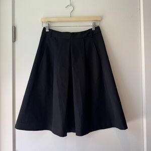Classic Black A-Line Skirt - Women's